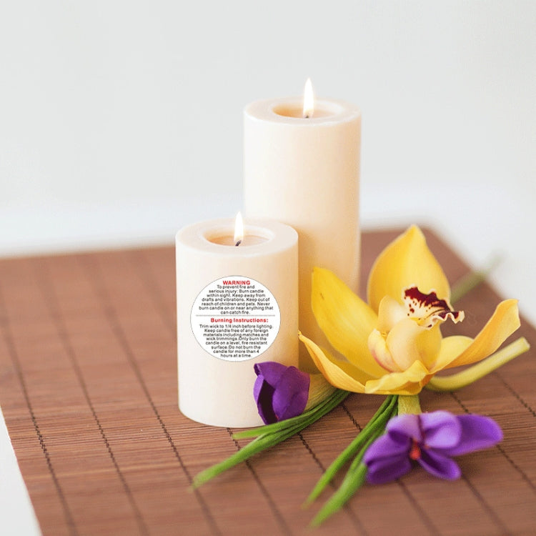 Round Warning Label Packaging Self-Adhesive Warning Sticker, 1.5 inches 3.8 cm, 1 inch 2.5 cm