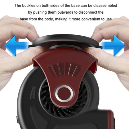 Portable Car Heater Small Fan Defogger, 12V Black, 12V Red, 24V Black, 24V Red