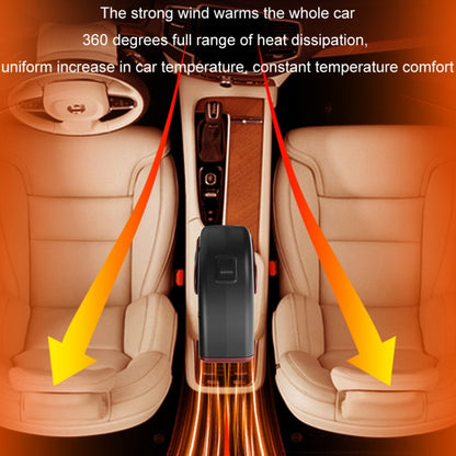 Portable Car Heater Small Fan Defogger, 12V Black, 12V Red, 24V Black, 24V Red