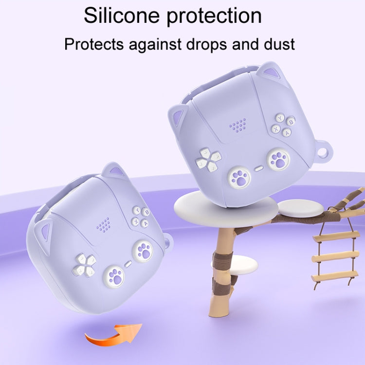 Cute Cats Silicone Soft Shell Earphone Protector, For Samsung Galaxy Buds 2 / Live / Pro / 2 Pro / FE