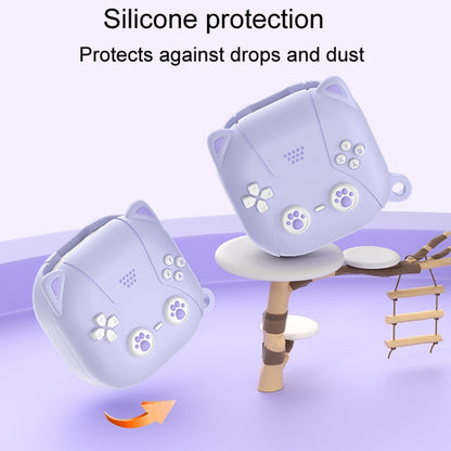 Cute Cats Silicone Soft Shell Earphone Protector, For Samsung Galaxy Buds 2 / Live / Pro / 2 Pro / FE