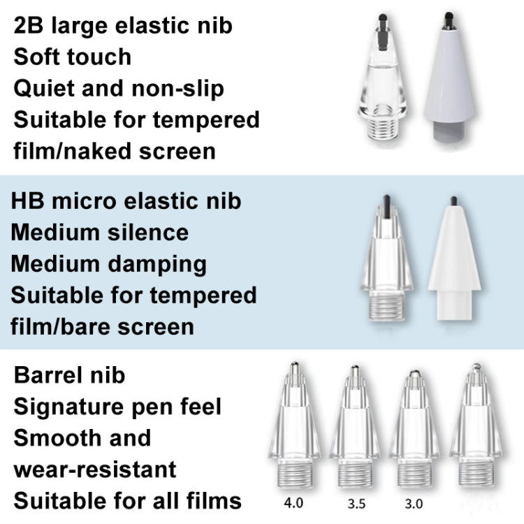 For Huawei M-Pencil 2 / 3 Mute Damping Anti-slip Replacement Nibs