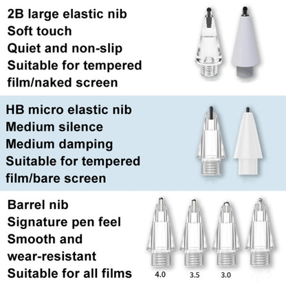 For Huawei M-Pencil 2 / 3 Mute Damping Anti-slip Replacement Nibs
