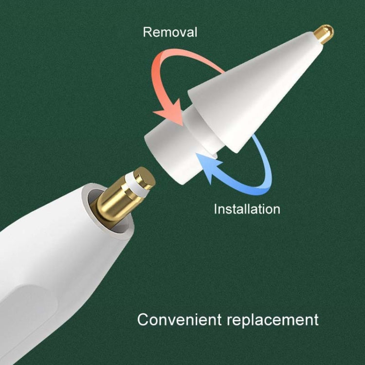 For Apple Pencil Series Replacement Nibs Modified Nibs, 4.0 Extended White Shell Silver Tip, 3.5 Standard White Shell Silver Tip, 3.0 Round Head White Shell Silver Tip, 4.0 Extended White Shell Gold Tip, 3.5 Standard White Shell Gold Tip���������������...