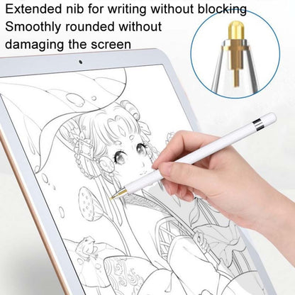 For Apple Pencil Series Replacement Nibs Modified Nibs, 4.0 Extended White Shell Silver Tip, 3.5 Standard White Shell Silver Tip, 3.0 Round Head White Shell Silver Tip, 4.0 Extended White Shell Gold Tip, 3.5 Standard White Shell Gold Tip���������������...