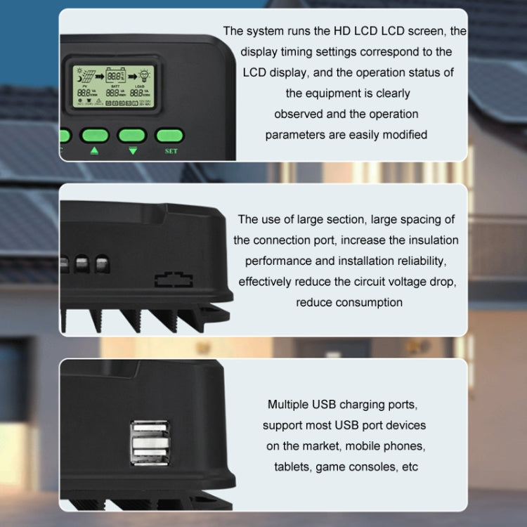 12V/24V 20A MPPT Smart Solar Charge Controller, CM-D20, CM-D10