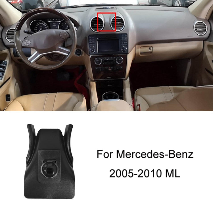 For Mercedes-Benz Mobile Phone Holder Car Air Outlet Base, 05-10 ML, 06-17 R-Class, 08-10 C-Class, 08-12 S-Class, 09-10 B-Class, 11-13 C-Class, 12-19 B-Class, 12 GLK, 12-15 ML, 13-15 GLK, 14-15 E-Class/13-16 E-Class, 12-17 CLS, 15-18 C-Class/16-19 GLC�...