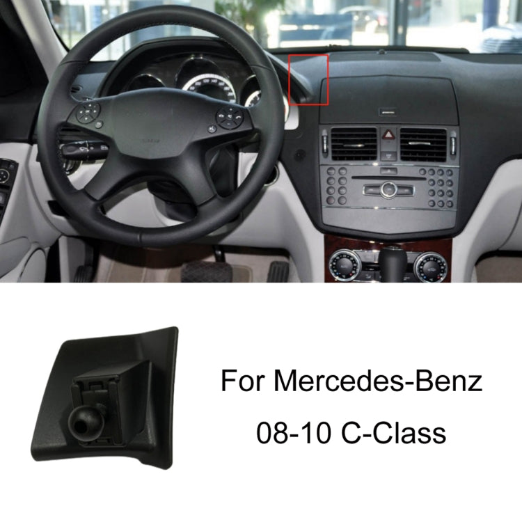 For Mercedes-Benz Mobile Phone Holder Car Air Outlet Base, 05-10 ML, 06-17 R-Class, 08-10 C-Class, 08-12 S-Class, 09-10 B-Class, 11-13 C-Class, 12-19 B-Class, 12 GLK, 12-15 ML, 13-15 GLK, 14-15 E-Class/13-16 E-Class, 12-17 CLS, 15-18 C-Class/16-19 GLC�...
