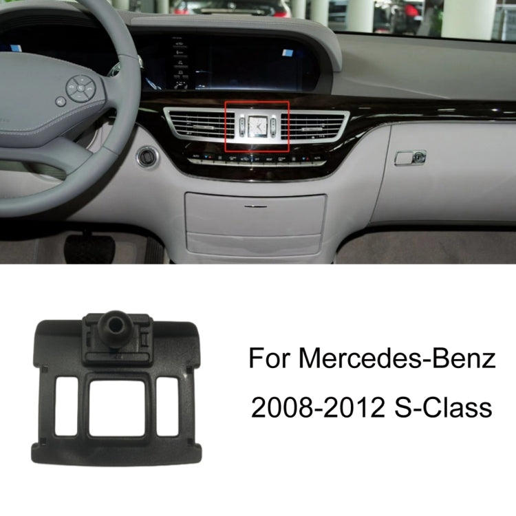 For Mercedes-Benz Mobile Phone Holder Car Air Outlet Base, 05-10 ML, 06-17 R-Class, 08-10 C-Class, 08-12 S-Class, 09-10 B-Class, 11-13 C-Class, 12-19 B-Class, 12 GLK, 12-15 ML, 13-15 GLK, 14-15 E-Class/13-16 E-Class, 12-17 CLS, 15-18 C-Class/16-19 GLC�...