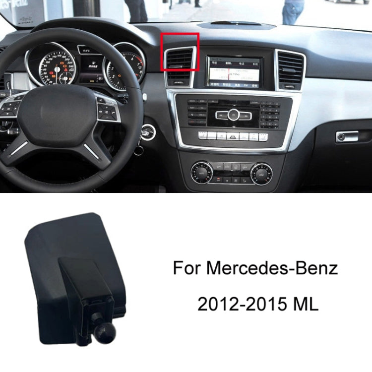 For Mercedes-Benz Mobile Phone Holder Car Air Outlet Base, 05-10 ML, 06-17 R-Class, 08-10 C-Class, 08-12 S-Class, 09-10 B-Class, 11-13 C-Class, 12-19 B-Class, 12 GLK, 12-15 ML, 13-15 GLK, 14-15 E-Class/13-16 E-Class, 12-17 CLS, 15-18 C-Class/16-19 GLC�...