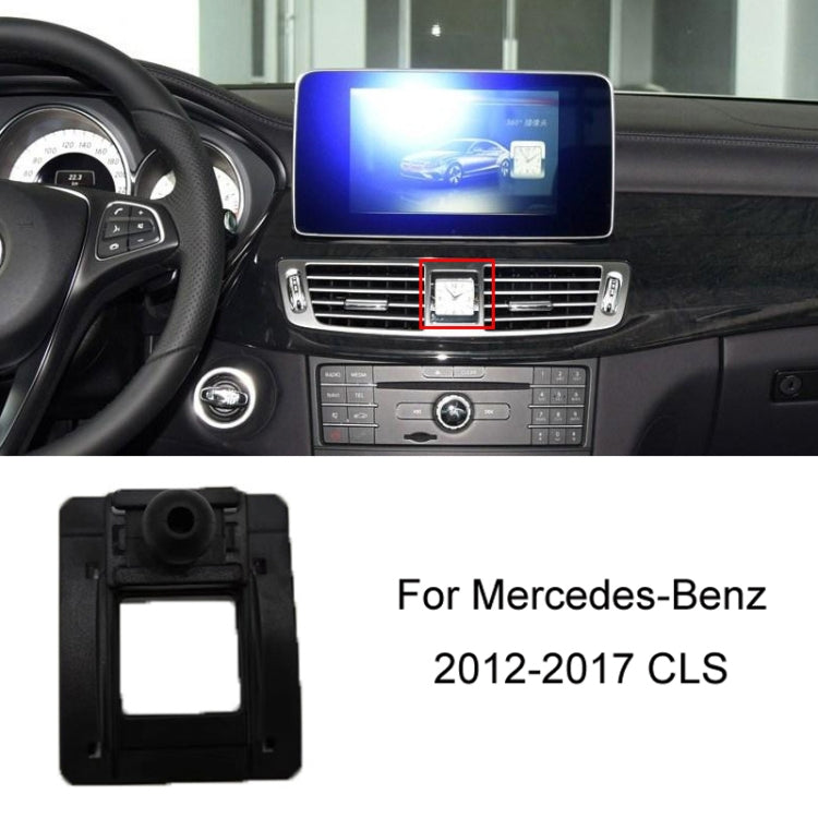 For Mercedes-Benz Left-Handed Drive Mobile Phone Holder Car Air Outlet Base, 05-10 ML, 06-17 R-Class, 08-10 C-Class, 08-12 S-Class, 09-10 B-Class, 11-13 C-Class, 12-19 B-Class, 12 GLK, 12-15 ML, 13-15 GLK, 14-15 E-Class/13-16 E-Class, 12-17 CLS        ...
