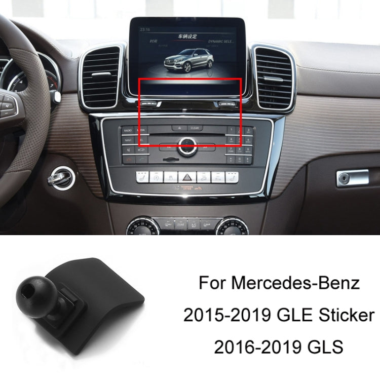 For Mercedes-Benz Mobile Phone Holder Car Air Outlet Base, 05-10 ML, 06-17 R-Class, 08-10 C-Class, 08-12 S-Class, 09-10 B-Class, 11-13 C-Class, 12-19 B-Class, 12 GLK, 12-15 ML, 13-15 GLK, 14-15 E-Class/13-16 E-Class, 12-17 CLS, 15-18 C-Class/16-19 GLC�...