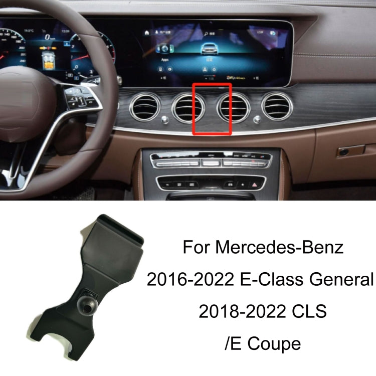 For Mercedes-Benz Mobile Phone Holder Car Air Outlet Base, 05-10 ML, 06-17 R-Class, 08-10 C-Class, 08-12 S-Class, 09-10 B-Class, 11-13 C-Class, 12-19 B-Class, 12 GLK, 12-15 ML, 13-15 GLK, 14-15 E-Class/13-16 E-Class, 12-17 CLS, 15-18 C-Class/16-19 GLC�...