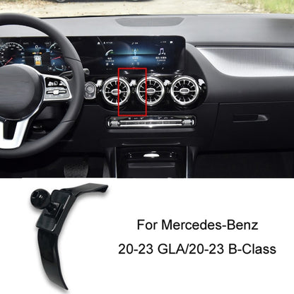 For Mercedes-Benz Mobile Phone Holder Car Air Outlet Base, 05-10 ML, 06-17 R-Class, 08-10 C-Class, 08-12 S-Class, 09-10 B-Class, 11-13 C-Class, 12-19 B-Class, 12 GLK, 12-15 ML, 13-15 GLK, 14-15 E-Class/13-16 E-Class, 12-17 CLS, 15-18 C-Class/16-19 GLC�...