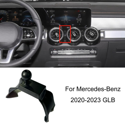 For Mercedes-Benz Mobile Phone Holder Car Air Outlet Base, 05-10 ML, 06-17 R-Class, 08-10 C-Class, 08-12 S-Class, 09-10 B-Class, 11-13 C-Class, 12-19 B-Class, 12 GLK, 12-15 ML, 13-15 GLK, 14-15 E-Class/13-16 E-Class, 12-17 CLS, 15-18 C-Class/16-19 GLC�...