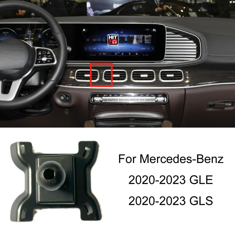 For Mercedes-Benz Mobile Phone Holder Car Air Outlet Base, 05-10 ML, 06-17 R-Class, 08-10 C-Class, 08-12 S-Class, 09-10 B-Class, 11-13 C-Class, 12-19 B-Class, 12 GLK, 12-15 ML, 13-15 GLK, 14-15 E-Class/13-16 E-Class, 12-17 CLS, 15-18 C-Class/16-19 GLC�...