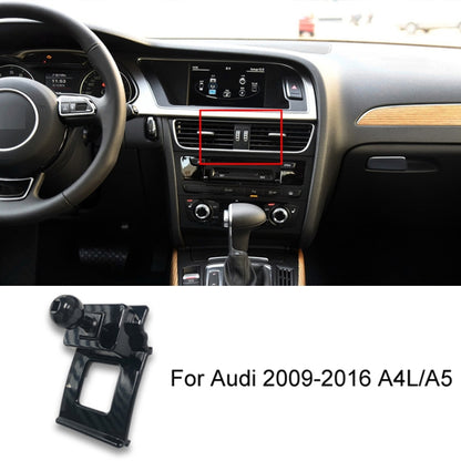 For Audi Left Driving Car Mobile Phone Holder Mounting Base, 05-11 A6L, 06-15 Q7, 09-16 A4L/A5, 10-18 Q5, 10-19 A1, 11-17 A8L, 12-18 A6L, 13-18 Q3, 14-20 A3, 16-19 Q7, 17-23 A4L-A5-S4-S5, 18-22 Q5L, 18-23 A8L, 19-22 Q2L, 19-23 A6L, 19-23 Q3, 20-21 Q7/Q...