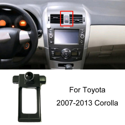 For Toyota Car Air Outlet Phone Holder Base, 05-09 Reiz Left Driving, 06-11 Camry Left Driving, 07-11 Tundra Left Driving, 07-13 Corolla Left Driving, 07-17 Land Cruiser For Left & Right, 09-12 RAV4 Left Driving, 09-14 Highlander Left Driving����������...