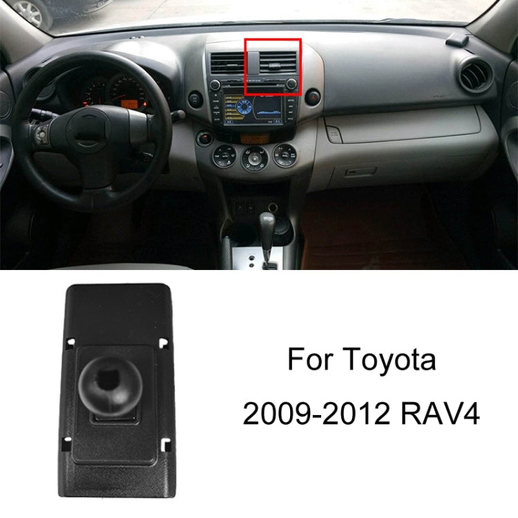 For Toyota Car Air Outlet Phone Holder Base, 05-09 Reiz Left Driving, 06-11 Camry Left Driving, 07-11 Tundra Left Driving, 07-13 Corolla Left Driving, 07-17 Land Cruiser For Left & Right, 09-12 RAV4 Left Driving, 09-14 Highlander Left Driving����������...