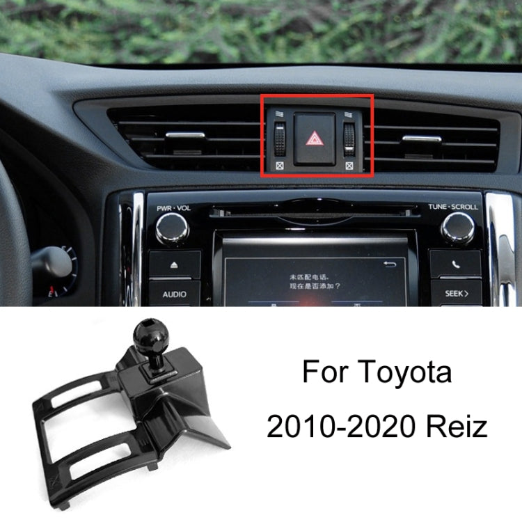 For Toyota Car Air Outlet Phone Holder Base, 05-09 Reiz Left Driving, 06-11 Camry Left Driving, 07-11 Tundra Left Driving, 07-13 Corolla Left Driving, 07-17 Land Cruiser For Left & Right, 09-12 RAV4 Left Driving, 09-14 Highlander Left Driving����������...