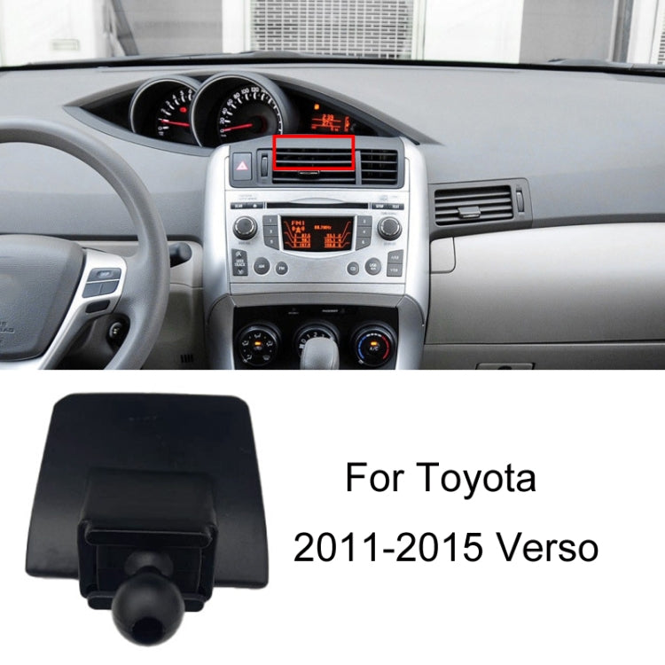 For Toyota Car Air Outlet Phone Holder Base, 05-09 Reiz Left Driving, 06-11 Camry Left Driving, 07-11 Tundra Left Driving, 07-13 Corolla Left Driving, 07-17 Land Cruiser For Left & Right, 09-12 RAV4 Left Driving, 09-14 Highlander Left Driving����������...