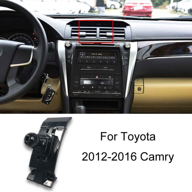 For Toyota Car Air Outlet Phone Holder Base, 05-09 Reiz Left Driving, 06-11 Camry Left Driving, 07-11 Tundra Left Driving, 07-13 Corolla Left Driving, 07-17 Land Cruiser For Left & Right, 09-12 RAV4 Left Driving, 09-14 Highlander Left Driving����������...