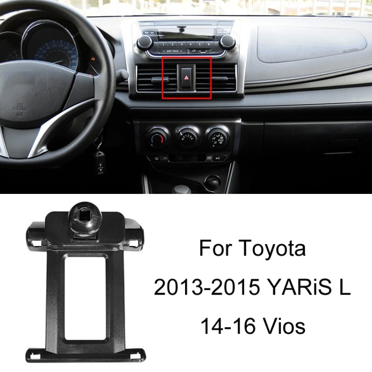 For Toyota Car Air Outlet Phone Holder Base, 05-09 Reiz Left Driving, 06-11 Camry Left Driving, 07-11 Tundra Left Driving, 07-13 Corolla Left Driving, 07-17 Land Cruiser For Left & Right, 09-12 RAV4 Left Driving, 09-14 Highlander Left Driving����������...