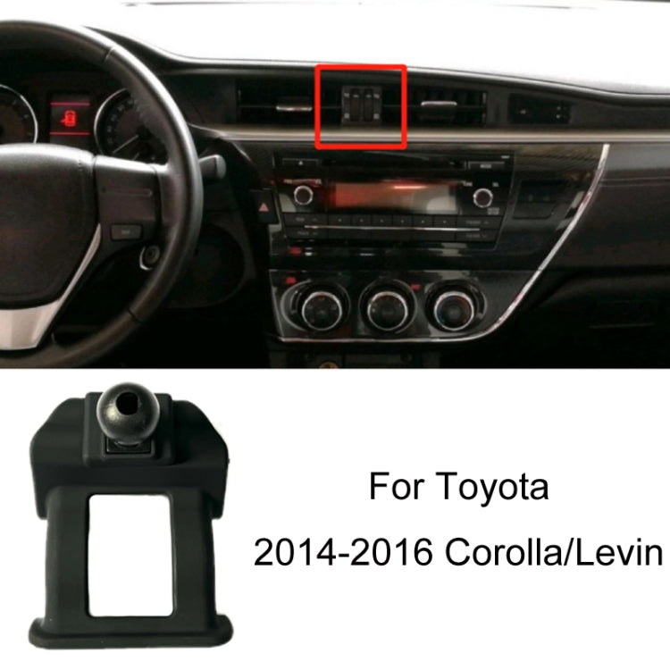For Toyota Car Air Outlet Phone Holder Base, 05-09 Reiz Left Driving, 06-11 Camry Left Driving, 07-11 Tundra Left Driving, 07-13 Corolla Left Driving, 07-17 Land Cruiser For Left & Right, 09-12 RAV4 Left Driving, 09-14 Highlander Left Driving����������...