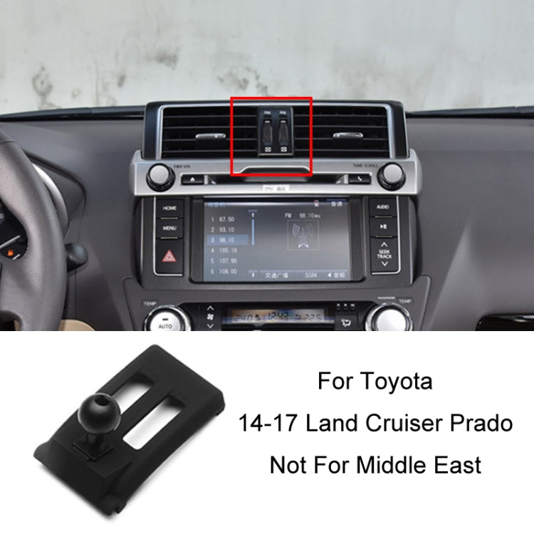 For Toyota Car Air Outlet Phone Holder Base, 05-09 Reiz Left Driving, 06-11 Camry Left Driving, 07-11 Tundra Left Driving, 07-13 Corolla Left Driving, 07-17 Land Cruiser For Left & Right, 09-12 RAV4 Left Driving, 09-14 Highlander Left Driving����������...