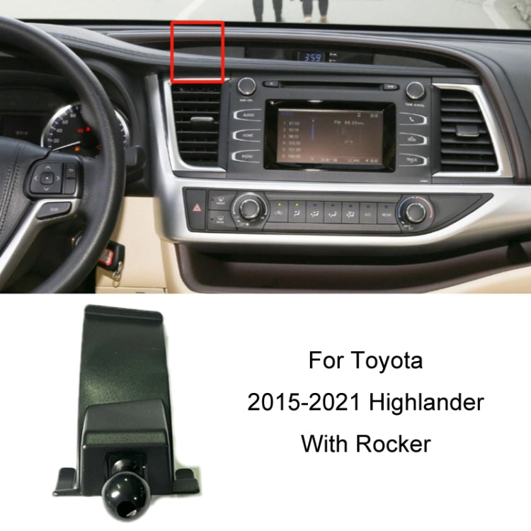 For Toyota Car Air Outlet Phone Holder Base, 05-09 Reiz Left Driving, 06-11 Camry Left Driving, 07-11 Tundra Left Driving, 07-13 Corolla Left Driving, 07-17 Land Cruiser For Left & Right, 09-12 RAV4 Left Driving, 09-14 Highlander Left Driving����������...