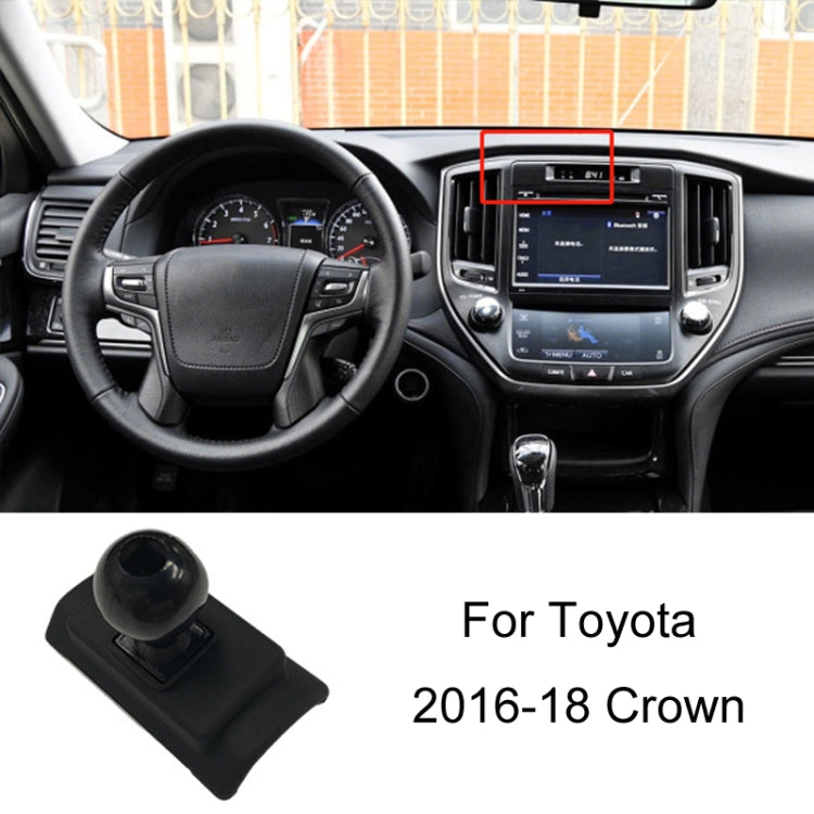 For Toyota Car Air Outlet Phone Holder Base, 05-09 Reiz Left Driving, 06-11 Camry Left Driving, 07-11 Tundra Left Driving, 07-13 Corolla Left Driving, 07-17 Land Cruiser For Left & Right, 09-12 RAV4 Left Driving, 09-14 Highlander Left Driving����������...