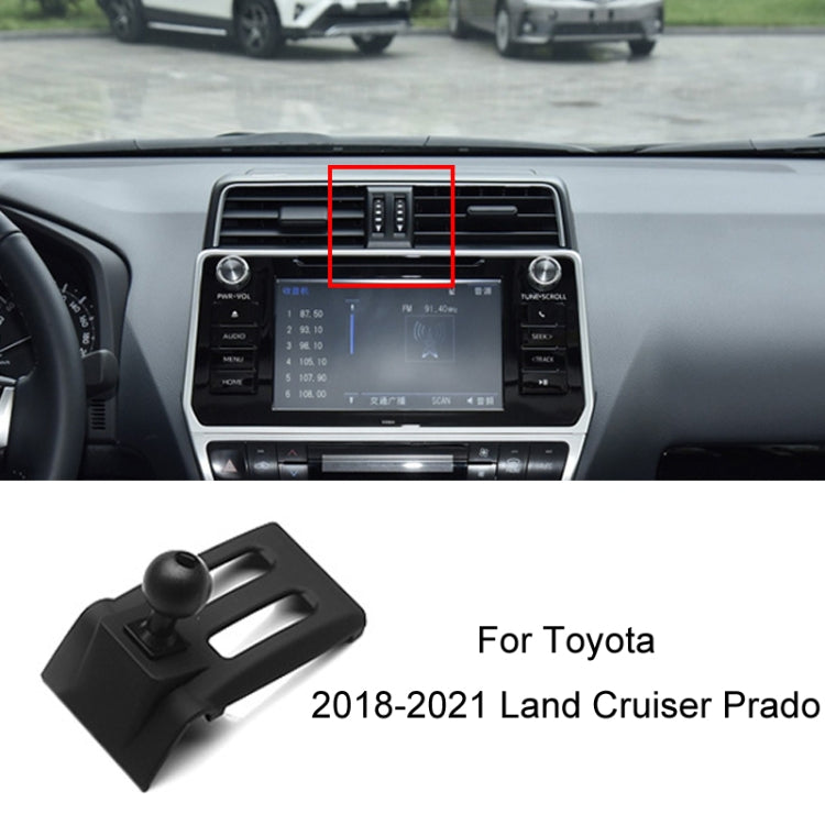 For Toyota Car Air Outlet Phone Holder Base, 05-09 Reiz Left Driving, 06-11 Camry Left Driving, 07-11 Tundra Left Driving, 07-13 Corolla Left Driving, 07-17 Land Cruiser For Left & Right, 09-12 RAV4 Left Driving, 09-14 Highlander Left Driving����������...