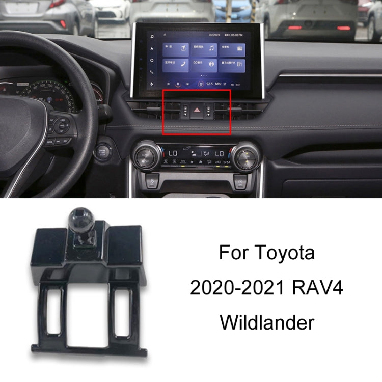 For Toyota Car Air Outlet Phone Holder Base, 05-09 Reiz Left Driving, 06-11 Camry Left Driving, 07-11 Tundra Left Driving, 07-13 Corolla Left Driving, 07-17 Land Cruiser For Left & Right, 09-12 RAV4 Left Driving, 09-14 Highlander Left Driving����������...
