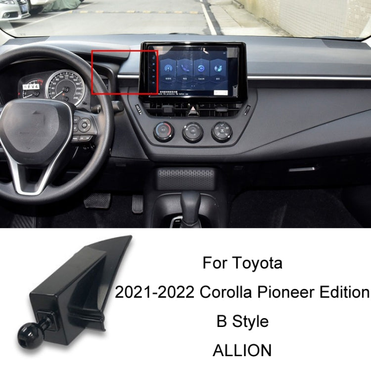 For Toyota Car Air Outlet Phone Holder Base, 05-09 Reiz Left Driving, 06-11 Camry Left Driving, 07-11 Tundra Left Driving, 07-13 Corolla Left Driving, 07-17 Land Cruiser For Left & Right, 09-12 RAV4 Left Driving, 09-14 Highlander Left Driving����������...