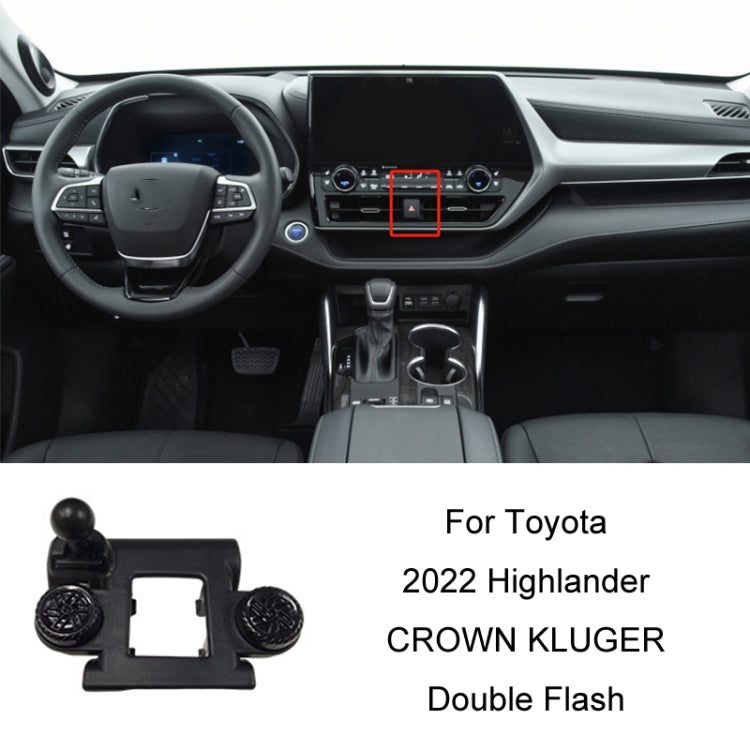 For Toyota Car Air Outlet Phone Holder Base, 05-09 Reiz Left Driving, 06-11 Camry Left Driving, 07-11 Tundra Left Driving, 07-13 Corolla Left Driving, 07-17 Land Cruiser For Left & Right, 09-12 RAV4 Left Driving, 09-14 Highlander Left Driving����������...