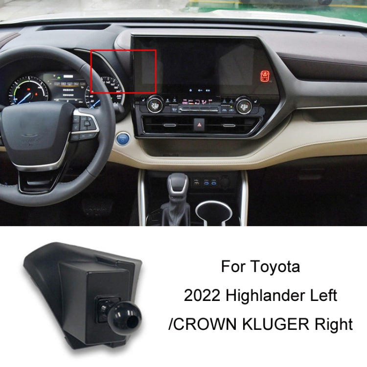 For Toyota Car Air Outlet Phone Holder Base, 05-09 Reiz Left Driving, 06-11 Camry Left Driving, 07-11 Tundra Left Driving, 07-13 Corolla Left Driving, 07-17 Land Cruiser For Left & Right, 09-12 RAV4 Left Driving, 09-14 Highlander Left Driving����������...