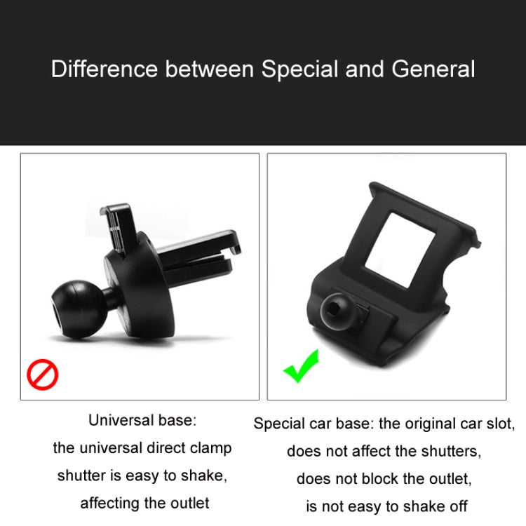 For Toyota Car Air Outlet Phone Holder Base, 05-09 Reiz Left Driving, 06-11 Camry Left Driving, 07-11 Tundra Left Driving, 07-13 Corolla Left Driving, 07-17 Land Cruiser For Left & Right, 09-12 RAV4 Left Driving, 09-14 Highlander Left Driving����������...