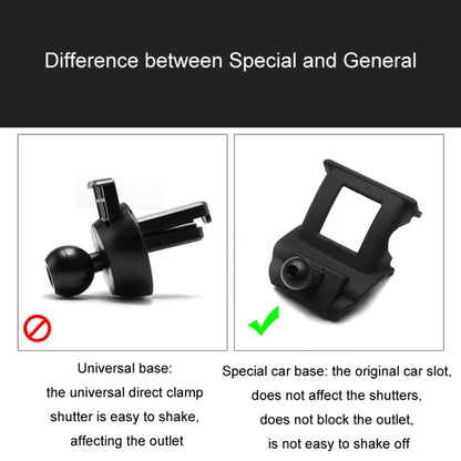 For Toyota Car Air Outlet Phone Holder Base, 05-09 Reiz Left Driving, 06-11 Camry Left Driving, 07-11 Tundra Left Driving, 07-13 Corolla Left Driving, 07-17 Land Cruiser For Left & Right, 09-12 RAV4 Left Driving, 09-14 Highlander Left Driving����������...