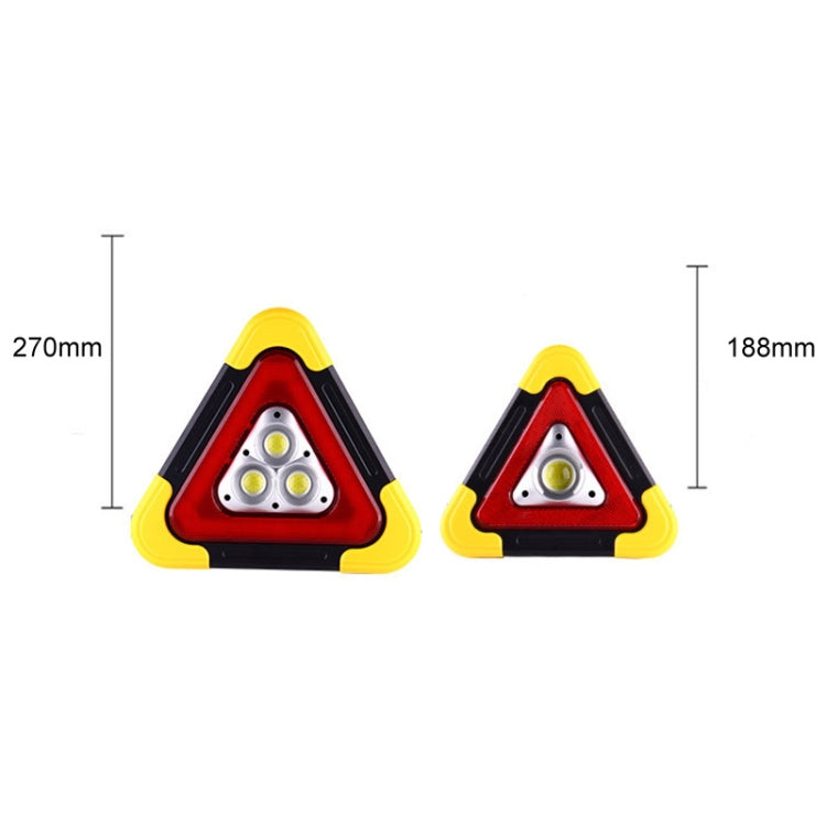 Car Traffic Warning Sign Vehicle Reflective Tripod Emergency Light, Small, Large