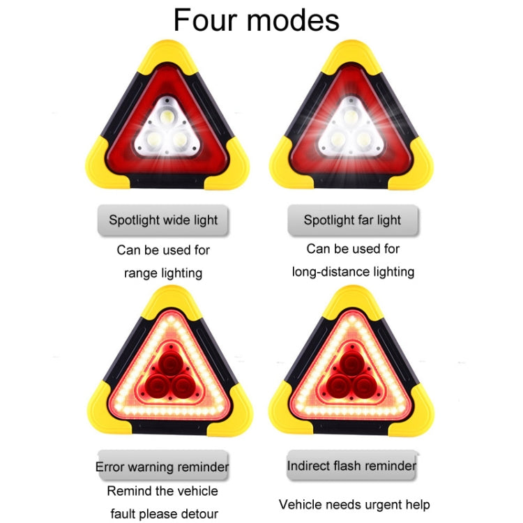 Car Traffic Warning Sign Vehicle Reflective Tripod Emergency Light, Small, Large