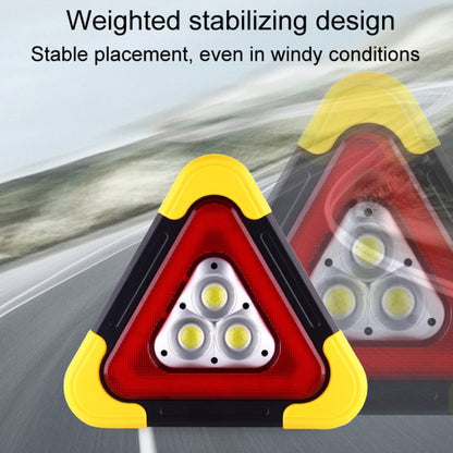 Car Traffic Warning Sign Vehicle Reflective Tripod Emergency Light, Small, Large