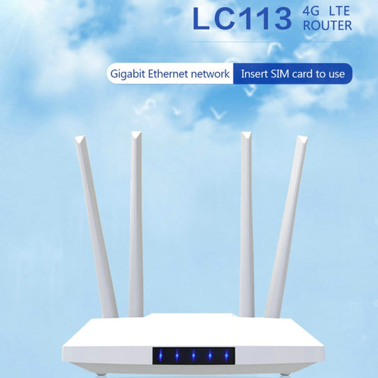4G Wireless SIM Card Router 4G Hotspot Sharing Mobile CPE Full Netcom, EU Plug