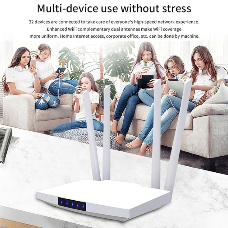 4G Wireless SIM Card Router 4G Hotspot Sharing Mobile CPE Full Netcom, EU Plug
