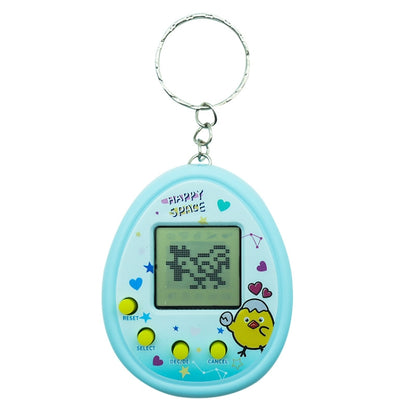 Electronic Pet Game Toy Feed Genie Nostalgic Virtual Cyber Digital Game Keychain Toy For Kids, Cactus (Pink), Cactus (Green), Cactus (White), Chick (Pink), Chick (Blue), Chick (Purple)