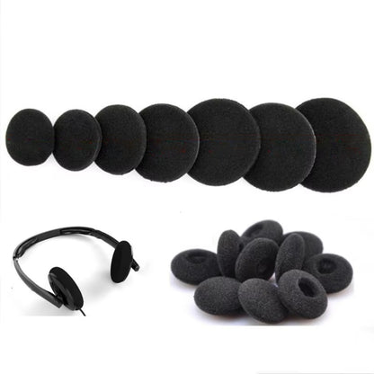 10pcs Sponge Ear Pads For Headphones Replacement Cushions, 60mm, 50mm, 45mm, 40mm