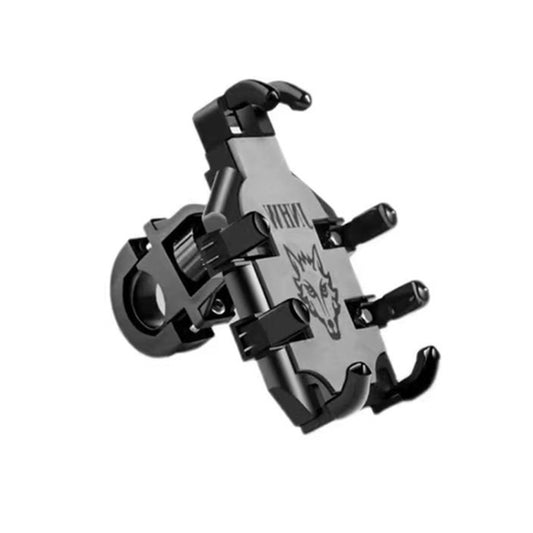 Support antichoc de navigation pour téléphone portable à huit griffes JNHW pour moto et vélo, pour guidon, pour rétroviseur