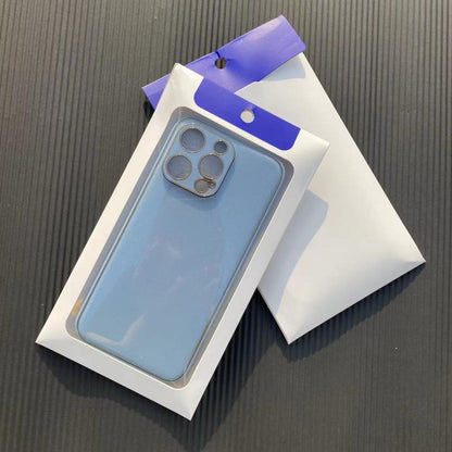 50pcs /Pack Phone Case Packaging Box Clear Window Cardboard Package Sealing Pouch