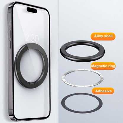 Magnetic Wall Mount Zinc Alloy Car Phone Holder Mobile Phone Magnetic Ring