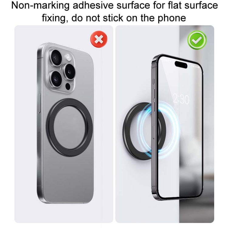 Magnetic Wall Mount Zinc Alloy Car Phone Holder Mobile Phone Magnetic Ring