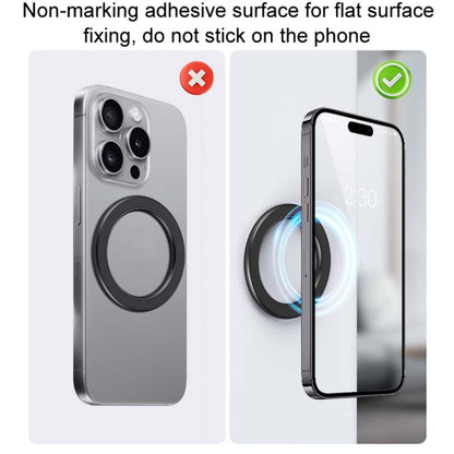 Magnetic Wall Mount Zinc Alloy Car Phone Holder Mobile Phone Magnetic Ring